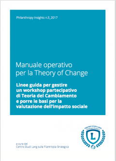 Manuale operativo per la Theory of Change